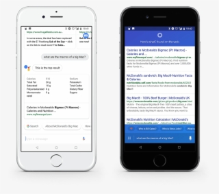 Comparison Of Google & Bing Voice Search Results For - Google Assistant Search Results #5682741