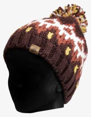 Red Pom Pom Knit Cap - Bonnet #5683901