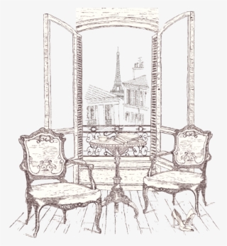 Dessin Fenetre Paris Maryse À Paris Coussin Senteur - Dessin Maison Paris #5684281