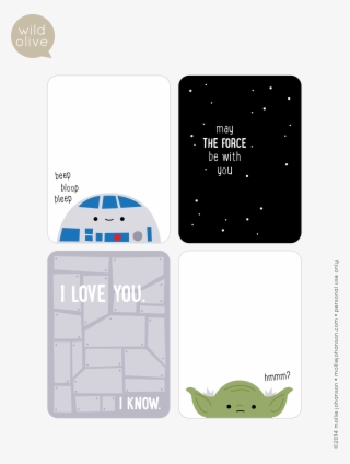 Download The Star Wars Cards Here In Png Format - Diagram #5684762