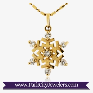 Medium Diamond Tipped Snowflake Necklace - Elk Ivory Tooth Trophy Antler Ring #5684967