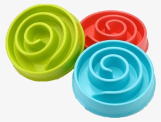 Paisley Paws Swirl Shaped Dog Slow Feed Bowl - Dog #5685558