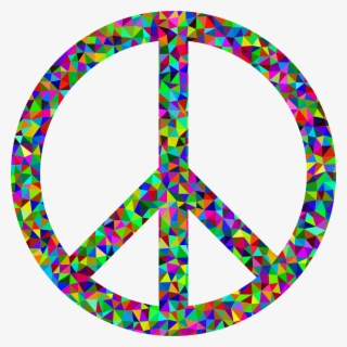 This Free Icons Png Design Of Prismatic Low Poly Peace #5686665