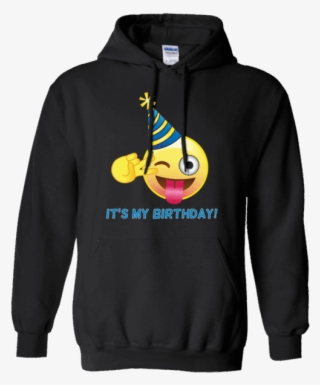 Emoji It's My Birthday Peace Sign With Party Hat T - No Such Thing As A Fish Hoodie #5686790