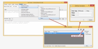 Define And Access Project Variables In Set Column Values - Set #5689357