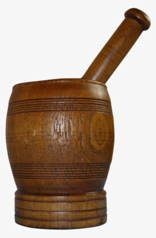 @rubylanecom 19th Century American Mortar Pestle From - Wood #5689744