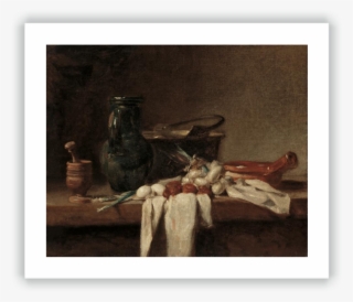 Still Life With Pestle And Mortar, Pitcher And Copper - Still Life With Jug And Copper Pot Art Print #5690103