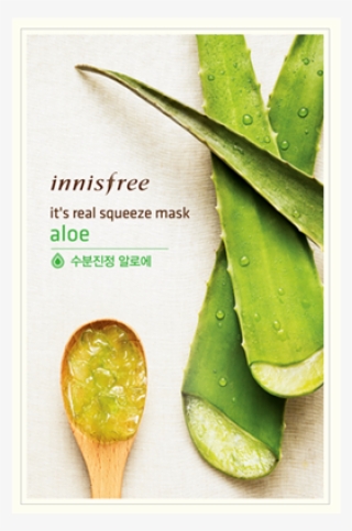 A Mask Made With Aloe Vera To Fully Moisturize And - Innisfree It's Real Squeeze Mask (lime) 1 Pc #5690193