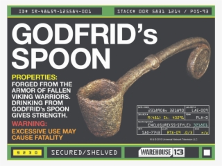 Warehouse 13 Godfrid Spoon Men's V Neck T Shirt #5690244