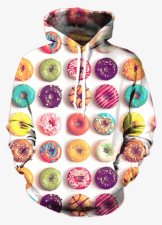 Donuts All Over Hoodie & Sweatshirt - Clearance Sale - Ozera Silicone Mini Donut Pan Muffin #5691161