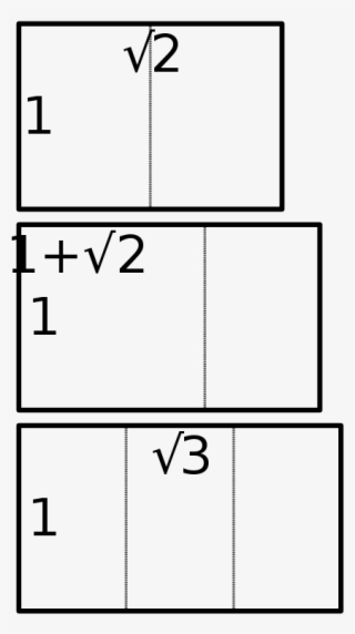 134 × 240 Pixels - Root 2 Rectangle Png #5692284