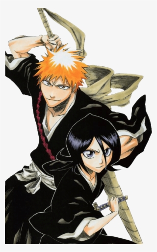 Ichigo And Rukia Render 2 By Blackredbear-d4lmp5l - Bleach Manga Ichigo Color #5696285