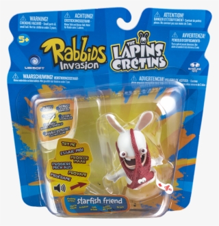Rabbids Invasion Sounds And Action Starfish Friend - Mcfarlane Toys Rabbids Sound And Action Series 2 Starfish #5696910