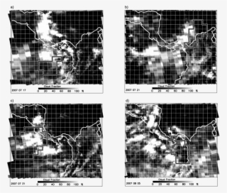Omi Effective Geometrical Cloud Fraction On The Four - Monochrome #5697859