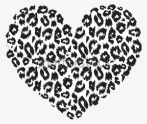 Heart Cheetahprint Print Cheetah Love Wild Animalprintf - Leopard Heart #570046