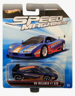 '96 Mclaren F1 Gtr Package Front - Hot Wheels Speed Machines Mclaren F1 Gtr #570147