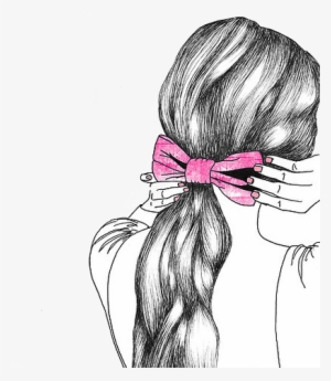 Actually I Love To Draw Girls Hair - Cabellos Dibujos A Lapiz #570587