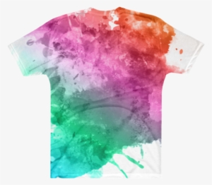 Paint Rainbow Tee - Watercolour Splat #571121