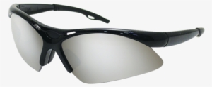 Sas Diamondback Safety Glasses - Dia Back Black Frame Smoke Mirror Lens-3pack #571649