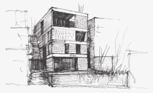A Arquitectura Exterior Rendering, Croquis, Architecture - Drawing #571948