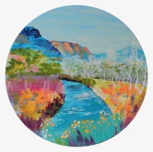 Along The Jemez River, By Natasa Vretenar - Riverview Theater #572015