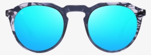 Sunglasses Png Images Free Download - Moscot - Lemtosh - Nero Con Lenti Azzurro Chiaro #572078