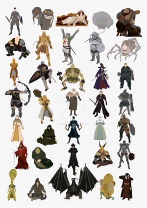 Picture Freeuse All Npcs By Digitalcleo On Deviantart - Dark Souls Npcs #572924