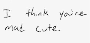 Boy Cute Girl Love Quote Transparent Typography - Handwriting #572927