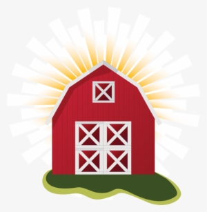 Barn Cattle Farm Computer Icons Hay - Farmhouse Clipart #573044
