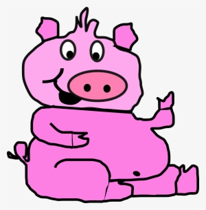 Pink Pig Picture Transparent - Funny Pictures Of Cartoon Animals #573047