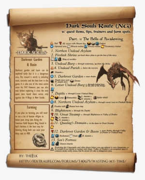 Dark Souls Guide By Colinttx - Dark Souls Game Progress Route #573069
