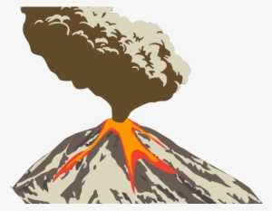 Eruption Clipart Ash Cloud - Volcano Clipart Png #573132