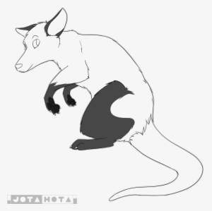Opossum Free Lineart By Jotahota On Deviantart Svg - Opossum Base ...