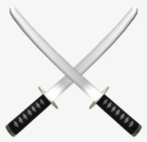 Picture Black And White Library Knives Vector Samurai - Crossed Katanas Png #573293