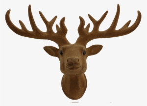 Franky Felt Reindeer Ornament - Pair 13.25 Inch Christmas Faux Deer Head Decorations #573325