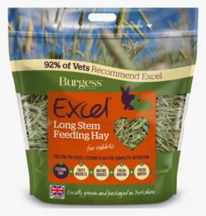 Burgess Excel Long Stem Rabbit Feeding Hay 1kg - Burgess - Excel Long Stem Feeding Hay (1kg) #573506