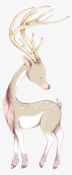 Cute Christmas Deer Ornaments & Oval Ornament #573528