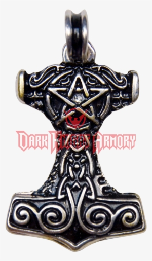 Thors Hammer Pendant - Viking Pendant Pentagram Pentacle Star Thor's Hammer #573608 Thors Hammer Pendant - Viking Pendant Pentagram Pentacle Star Thor's Hammer #573608
