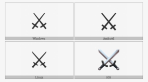 Crossed Swords On Various Operating Systems - Operating System #573703