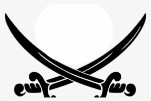 Saber Vector Crossing Swords - Pirate Clip Art #573826