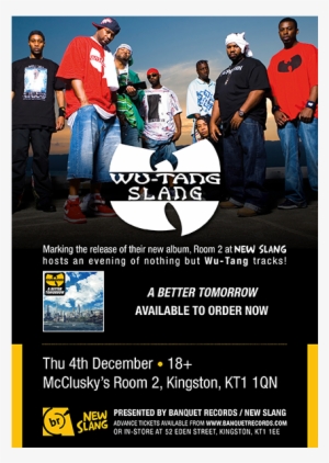 Thursday 4th December At Room 2 At New Slang - Wu Tang Clan #573952