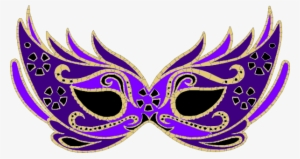 Purple Masquerade Mask Clip Art - Mardi Gras Masks Clip Art #574337
