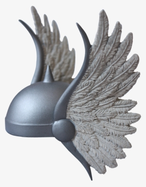 Thor's Hammer And Helmet Up Close - Thors Classic Winged Helmet #574401