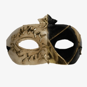 Black & Gold Renaissance Masquerade Mask - Black And Gold Masquerade Mask Free #574979