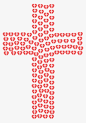 Heart Cross Fractal Icons Png - Clipart Transparent Cross Png #575002