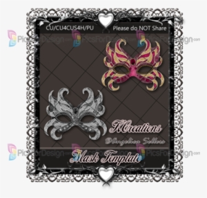 Masquerade Mask Template Cu4cu - Zahvalnice #575525