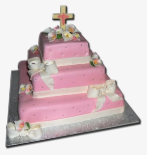 3tier Pink Cross Lillies - Pie #575640 3tier Pink Cross Lillies - Pie #575640