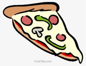 Pizza Slice Royalty Free Vector Clip Art Illustration #575833