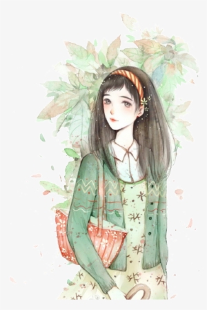 Decorative Pattern Design Of Beautiful Painted Beauty - Missyou Girl Diary Stickers As Shown In Figure One #576061