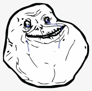 Feel Like A Sir Meme Png - Troll Face Forever Alone - Free Transparent PNG  Download - PNGkey